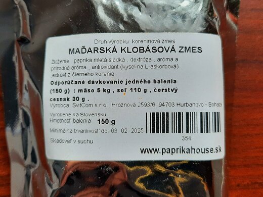 Návod na přípravu maďarských klobás