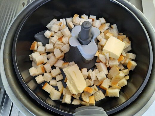 Opražení rohlíků na másle v Tefal Actifry