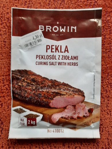 Peklosól - sůl s bylinami na maso k uzení