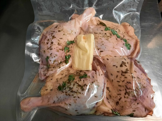 Vakuovaná kachní stehna pro sous vide